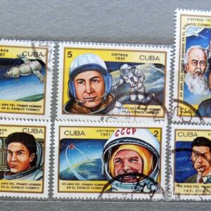 Марки. Куба - 1981г. - 20 лет первому космическому полету</a>