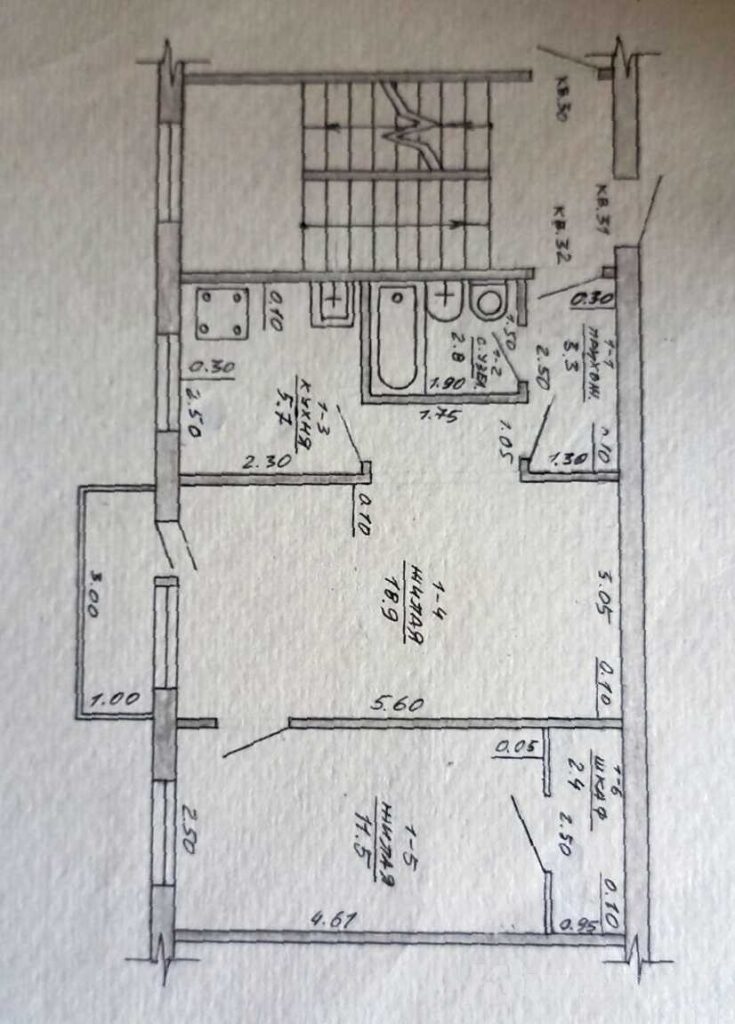 2-х комнатная квартира
