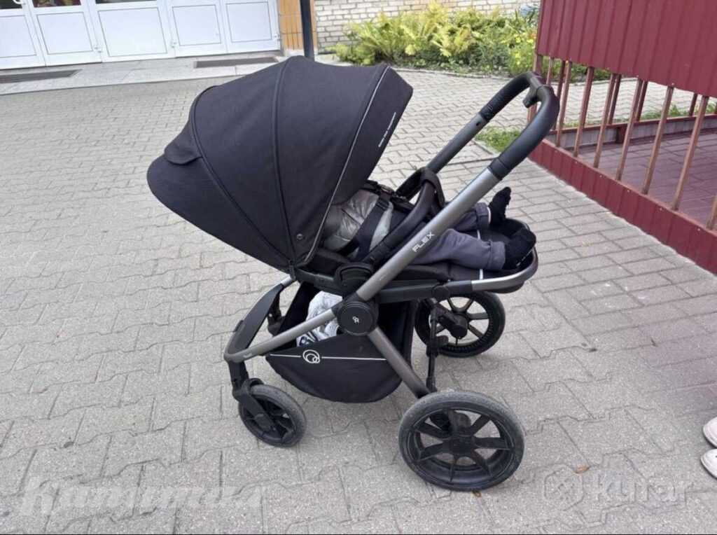 Детская универсальная коляска Rant Flex Pro 2 в 1 2023 / RA074 (черный)